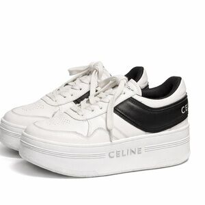 Celine Women's Black and White Sneakers